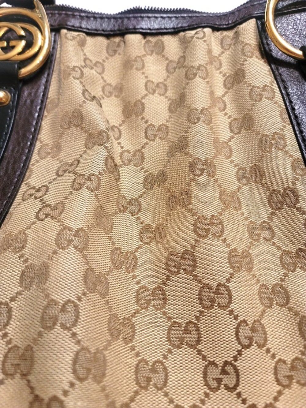 Gucci Monogram Large Convertable Purse - Picture 7 of 9